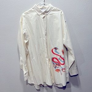 XL ASOS Design Longline Shirt